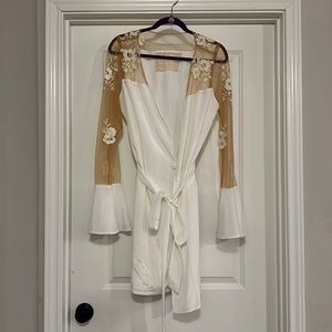 White Bridal Robe